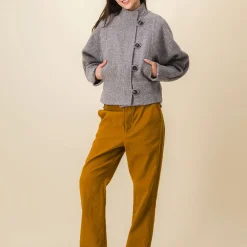 Women SIX SŒURS SIXSOEURS - Blouson Alba - Gris