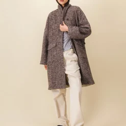 Women SIX SŒURS SIXSOEURS - Manteau Albertine - Marron