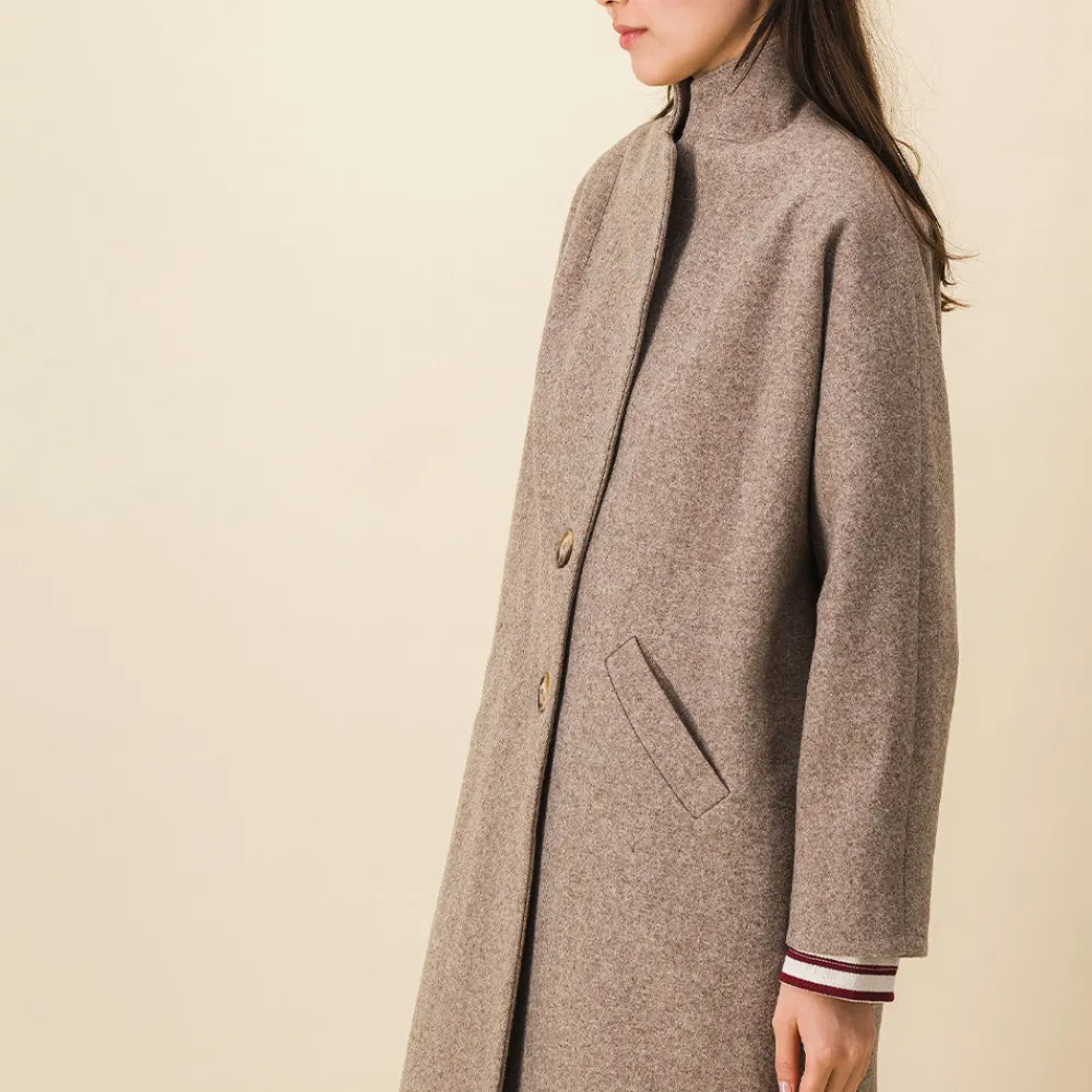 Women SIX SŒURS SIXSOEURS - Manteau Alexandra - Beige