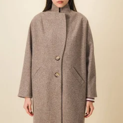 Women SIX SŒURS SIXSOEURS - Manteau Alexandra - Beige
