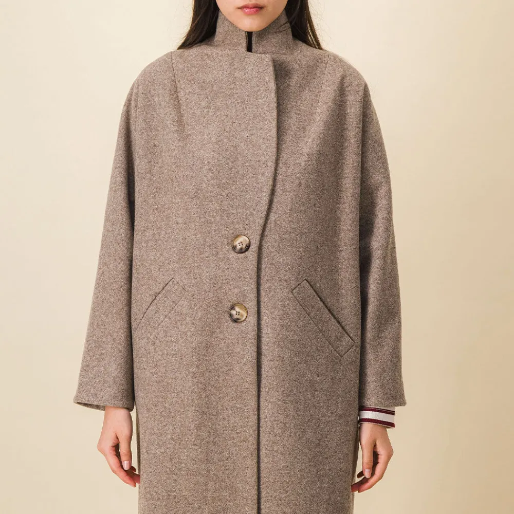 Women SIX SŒURS SIXSOEURS - Manteau Alexandra - Beige