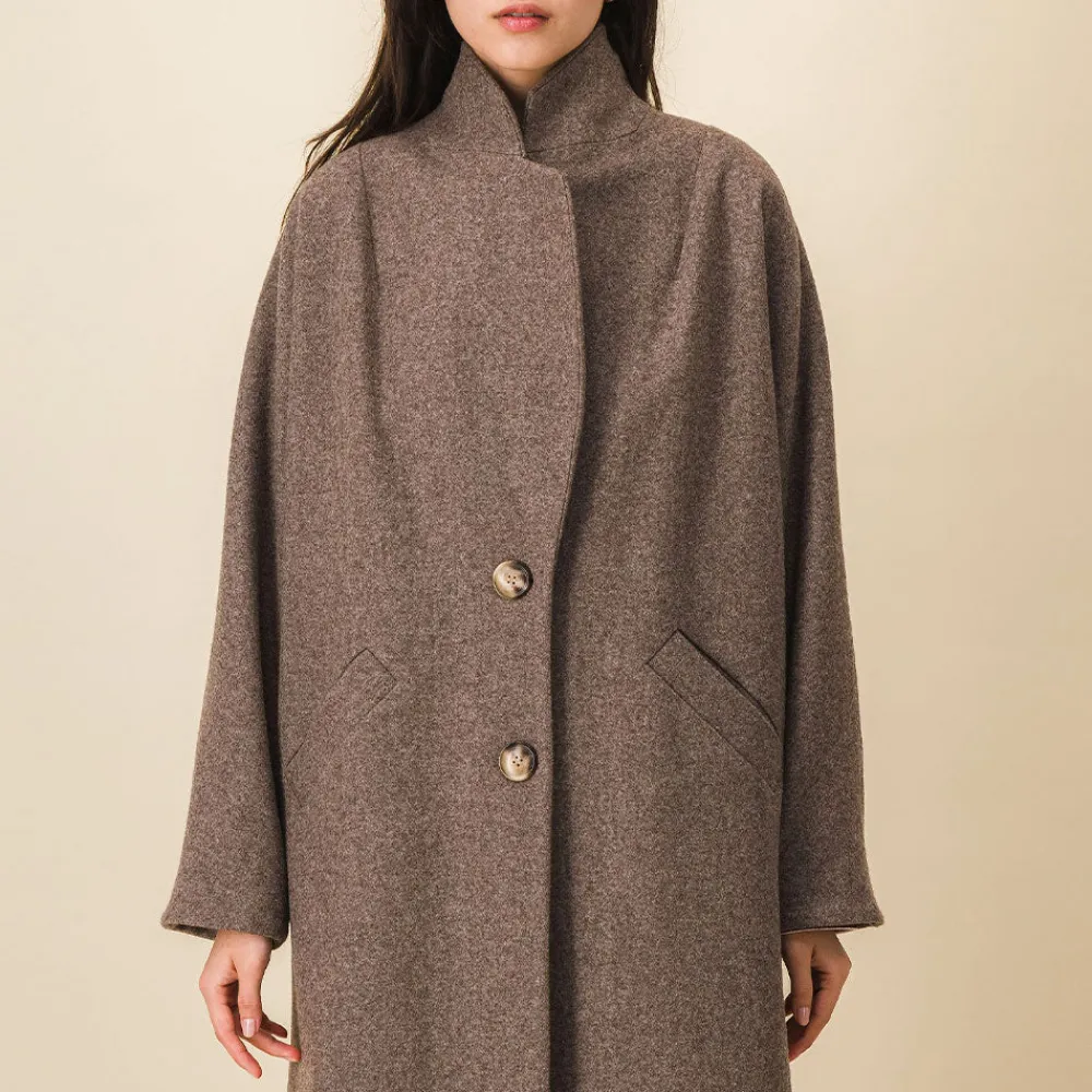 Women SIX SŒURS SIXSOEURS - Manteau Alexandra - Beige