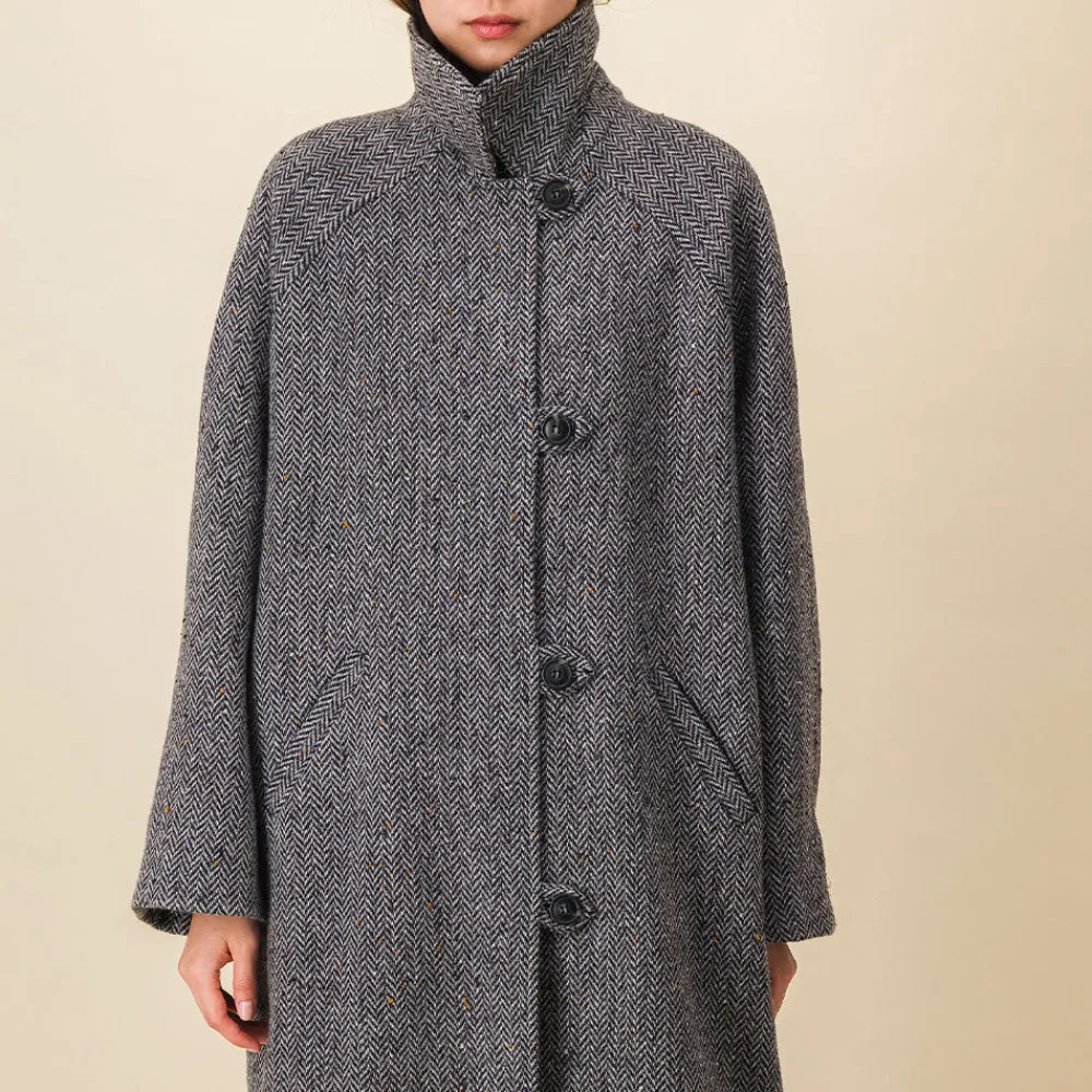 Women SIX SŒURS SIXSOEURS - Manteau Odile - Gris