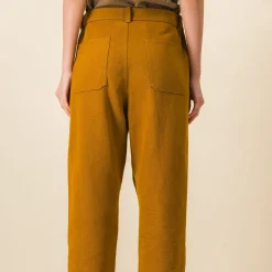 Women SIX SŒURS SIXSOEURS - Pantalon Jodie - Ocre