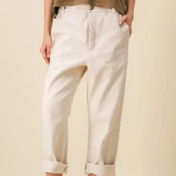 Women SIX SŒURS SIXSOEURS - Pantalon Pearl - Ecru