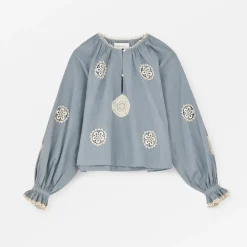 Women Skall Studio - Blouse Loretta - Bleu