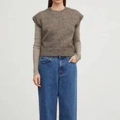 Women SKALL STUDIO - Pull Penny - Marron