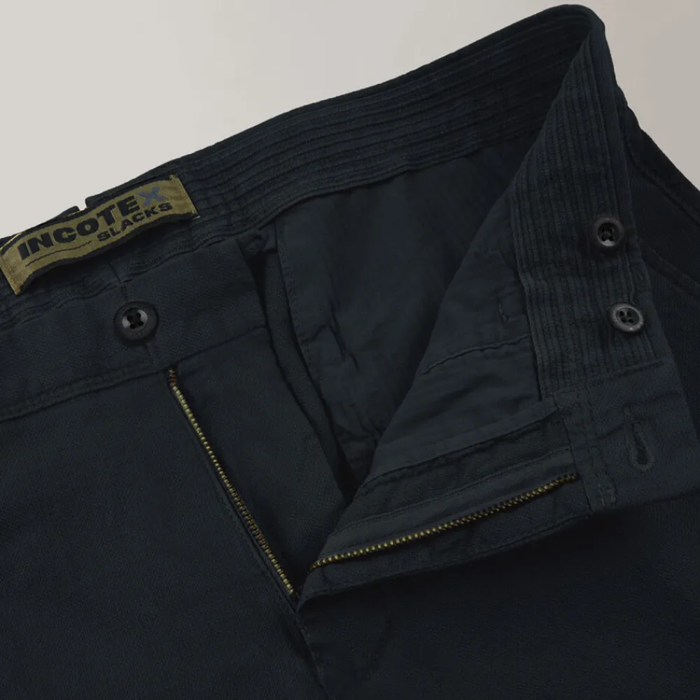 SLOWEAR - Pantalon slim fit - Bleu Marine