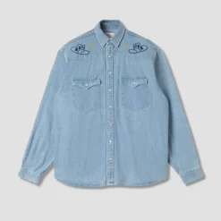 STAN RAY - Chemise Western - Bleu