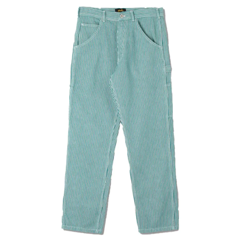 Women STAN RAY - Pantalon OG Painter - Vert Rayures