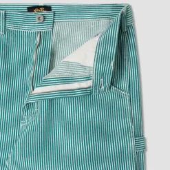 Women STAN RAY - Pantalon OG Painter - Vert Rayures