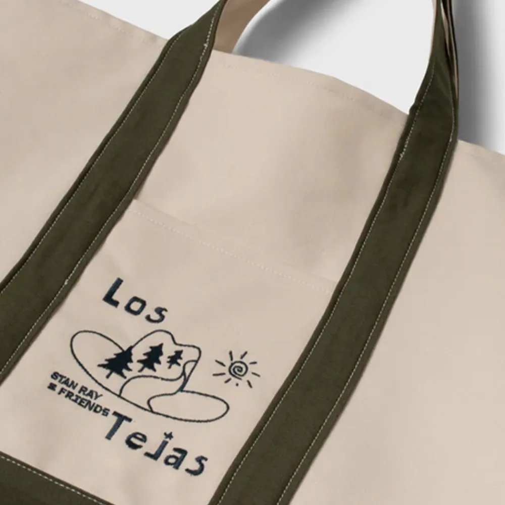 STAN RAY - Sac Boat Tote - Beige / Vert