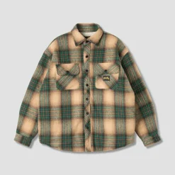 STAN RAY - Surchemise Ă carreaux - Vert/ Beige