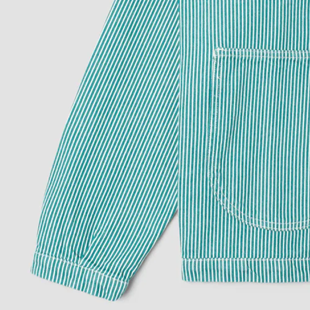 Women STAN RAY - Veste Coverall - Vert Rayures