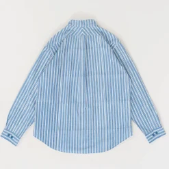 STORY MFG - Chemise à rayures - Bleu