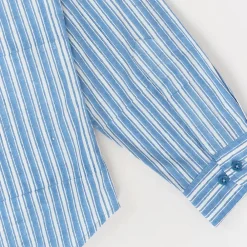 STORY MFG - Chemise à rayures - Bleu