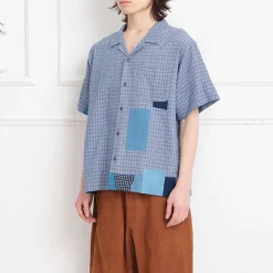 STORY MFG - Chemise PA - Vichy Blue