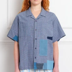 STORY MFG - Chemise PA - Vichy Blue