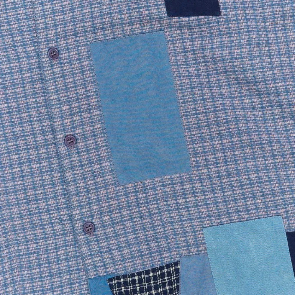 STORY MFG - Chemise PA - Vichy Blue