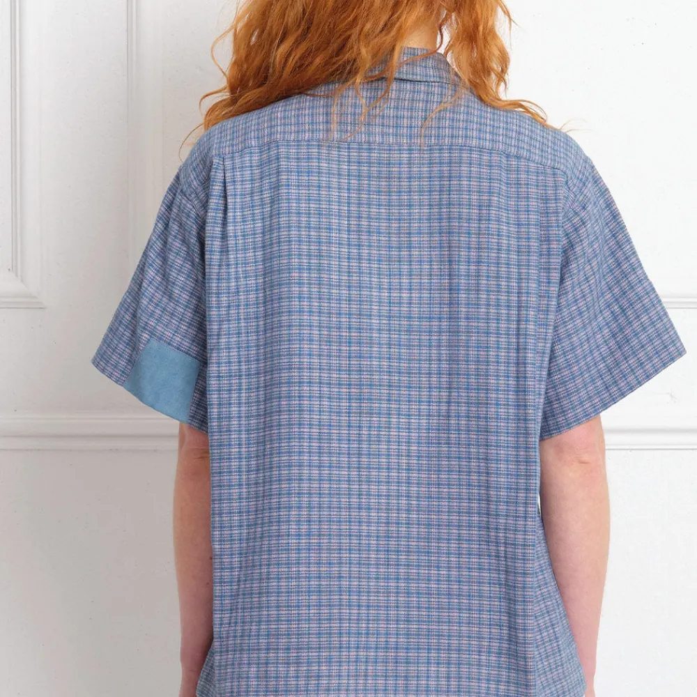 STORY MFG - Chemise PA - Vichy Blue
