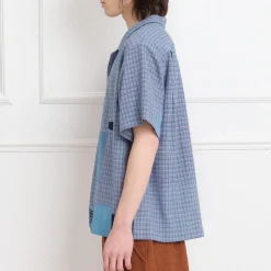 STORY MFG - Chemise PA - Vichy Blue