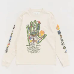 STORY MFG - T-shirt Grateful LS - Ecru