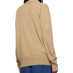 Women Studio Nicholson - Cardigan Rall - Marron Clair