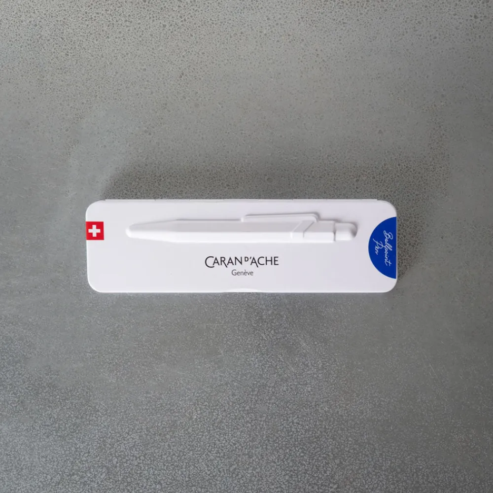 252 CARAN D ACHE Stylo bille 849 COLORMAT-X - Bleu - Caran d'Ache