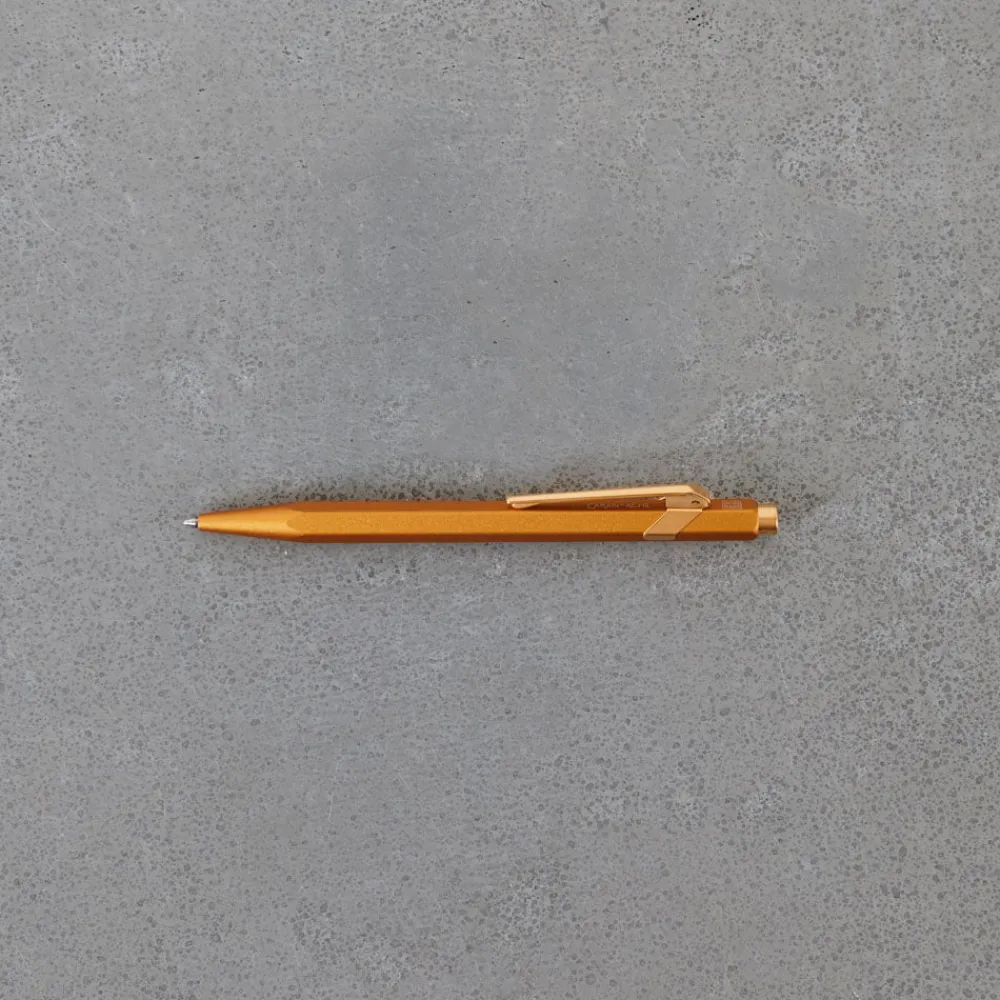 252 CARAN D ACHE Stylo bille 849 COLORMAT-X - Gold - Caran d'Ache