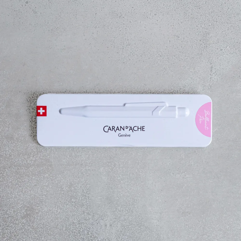 252 CARAN D ACHE Stylo bille 849 COLORMAT-X - Rose - Caran d'Ache
