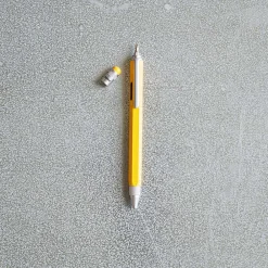 1233 TROIKA Stylo bille multitâche - Jaune