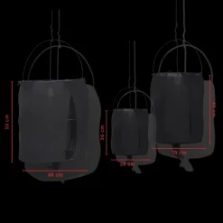 542 MAISON DE VACANCES Suspension Koushi - Noir