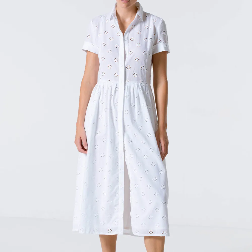 Women Suzie Winkle -Robe Jody Coco - Blanc
