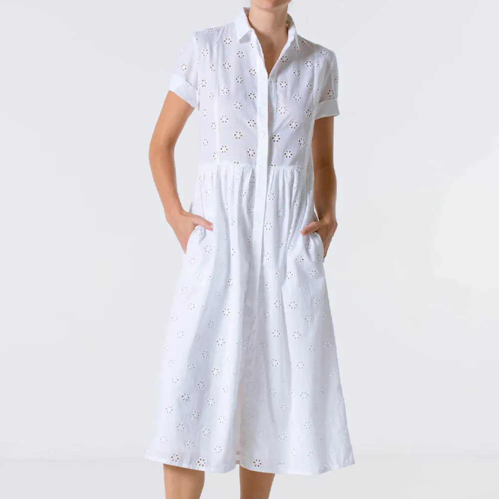 Women Suzie Winkle -Robe Jody Coco - Blanc