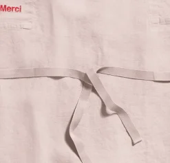 200 LINTEX Tablier en lin lavé - Beige Rosé