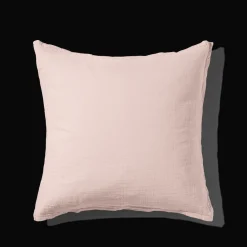 2100 GAZEX Taie d'oreiller en gaze de coton - Rose de Bagatelle