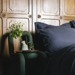 2100 GAZEX Taie d'oreiller en gaze de coton - Gris Fusain