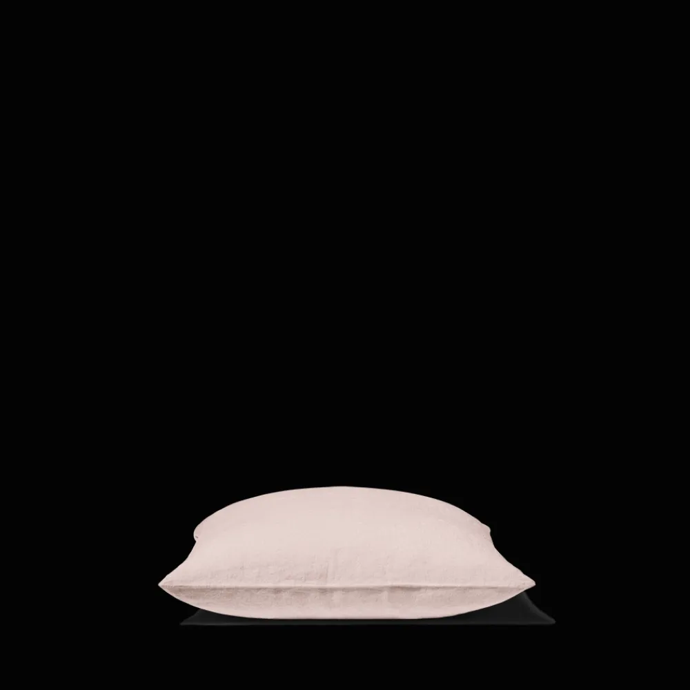 200 LINTEX Taie d'oreiller en lin lavé - Beige Rosé