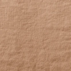 200 LINTEX Taie d'oreiller en lin lavé - Brun Chamotté