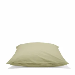 1700 COTEX Taie d'oreiller en percale de coton - Vert Sauge