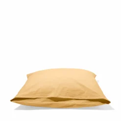 1700 COTEX Taie d'oreiller en percale de coton - Jaune Orge