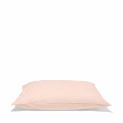 1700 COTEX Taie d'oreiller en percale de coton - Rose des Sables