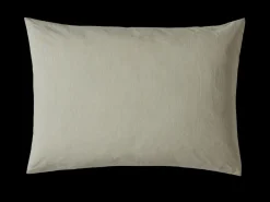 1700 COTEX Taie d'oreiller en percale de coton - Rayures Vert Camouflage