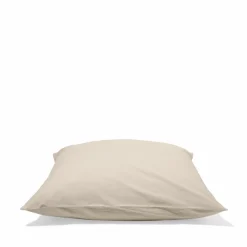 1700 COTEX Taie d'oreiller en percale de coton - Beige Dune