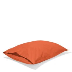 1700 COTEX Taie d'oreiller en percale de coton - Rouge Ocre