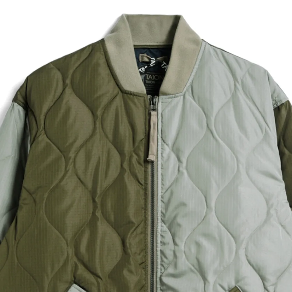 TAION - Veste Military Ma1 Down - Vert