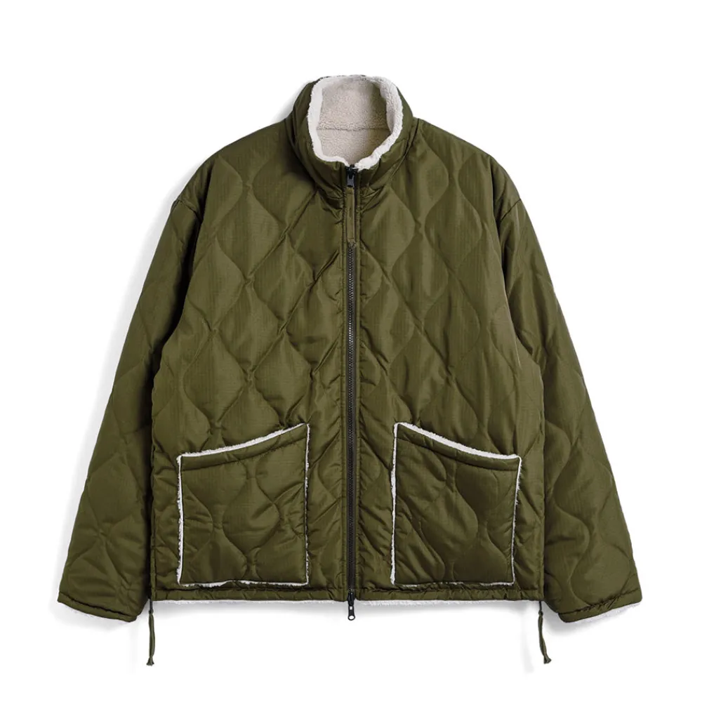 TAION - Veste Military Reversible Down - Olive/Cream