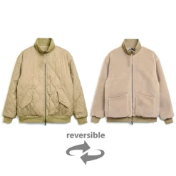 Women Taion - Veste Military Reversible Down - Beige