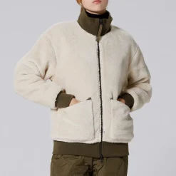 Women Taion - Veste Military Reversible Down - Vert/Blanc