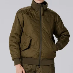 Women Taion - Veste Military Reversible Down - Vert/Blanc